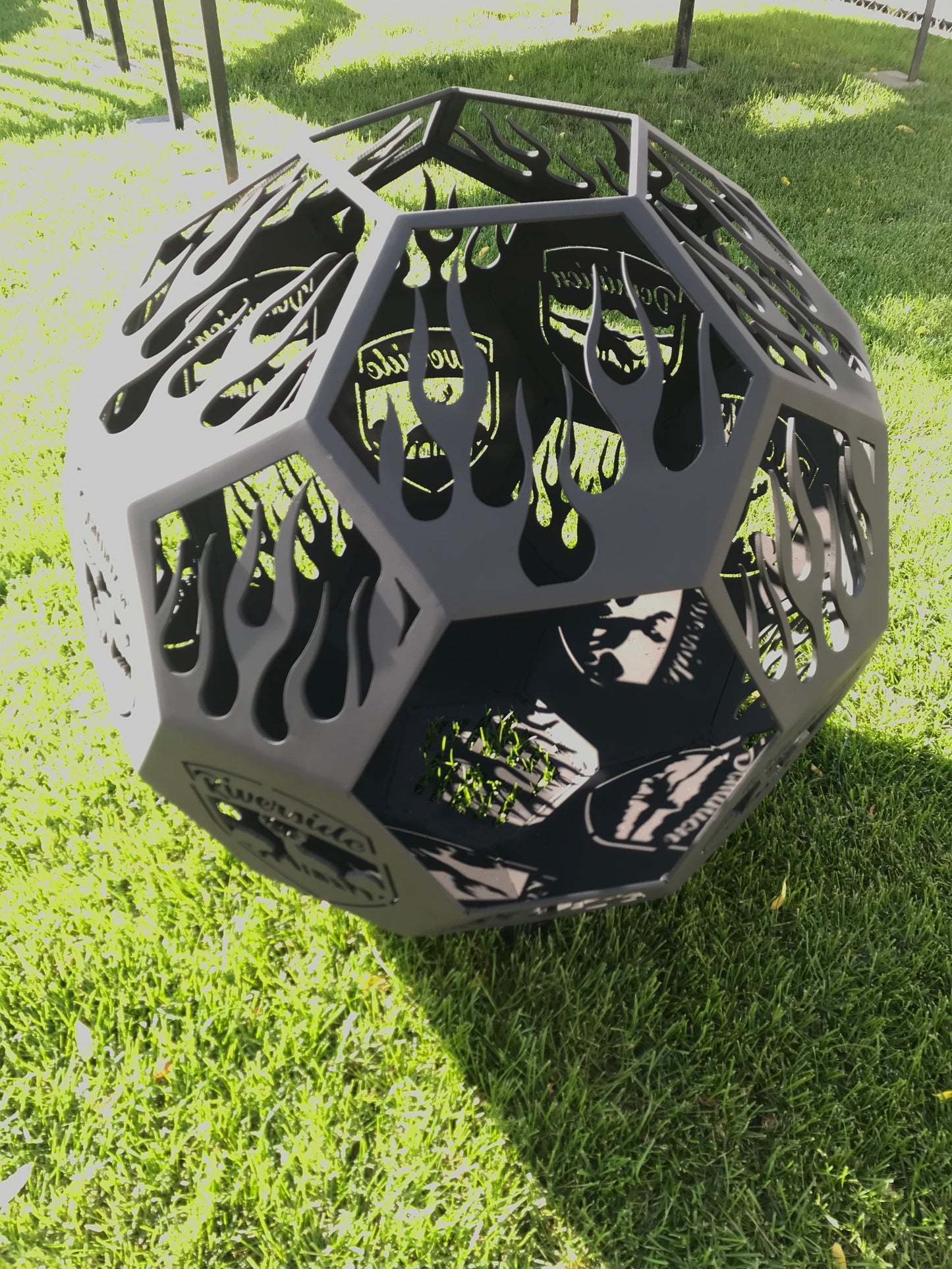 Harley 3/4 Orb Style Fire Pit