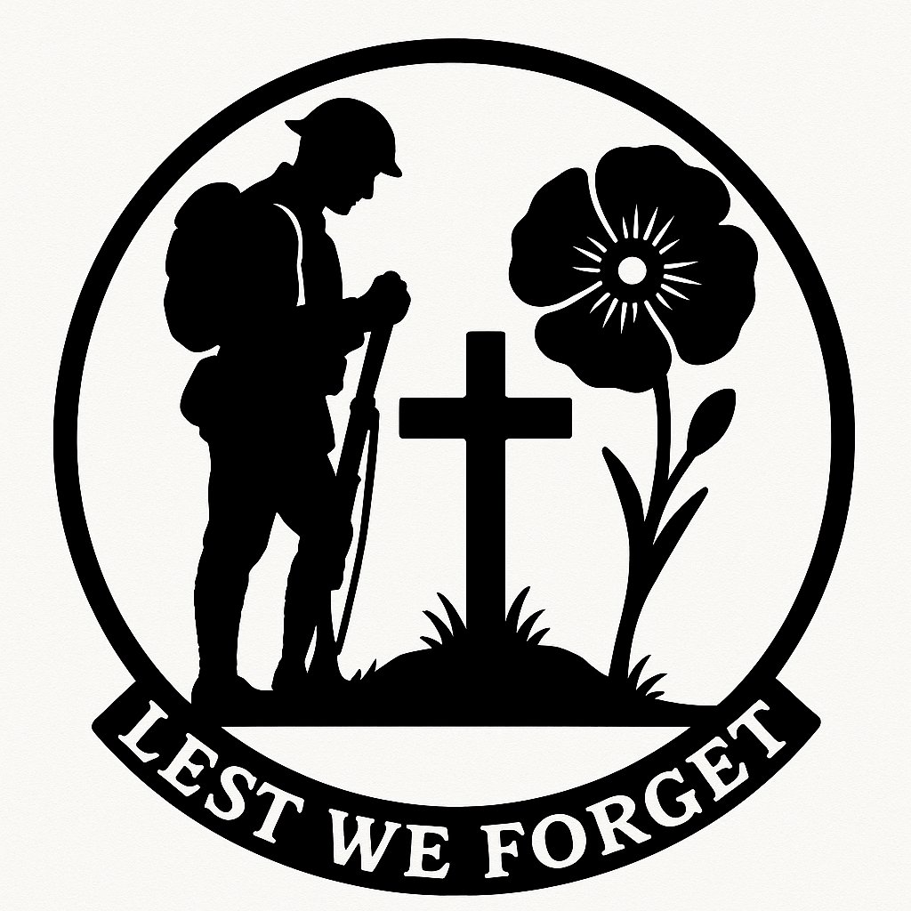 Lest We Forget — Soldier & Poppy Metal Art | CNC Plasma Cut Memorial Piece