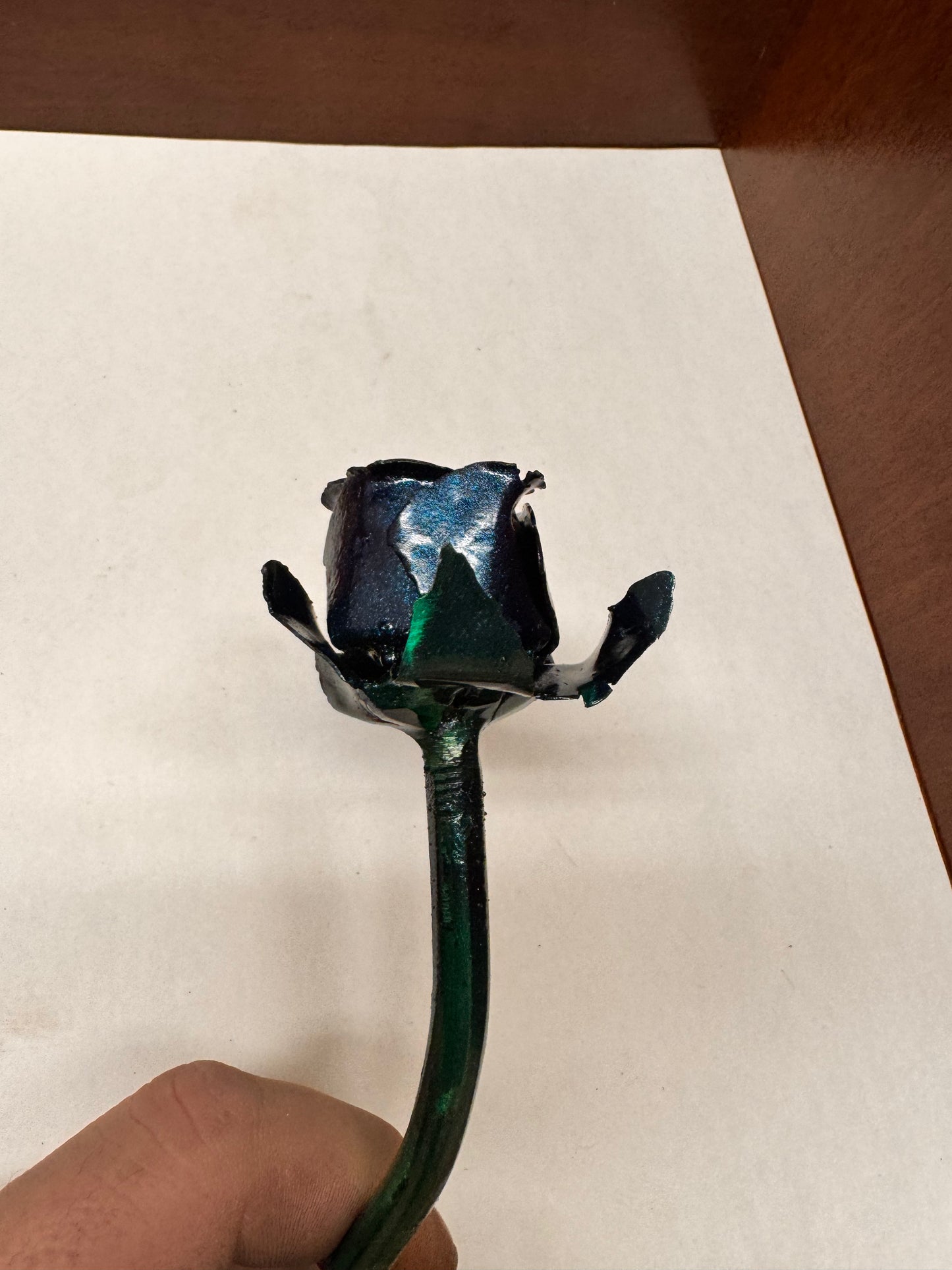 Hand Crafted Metal Roses