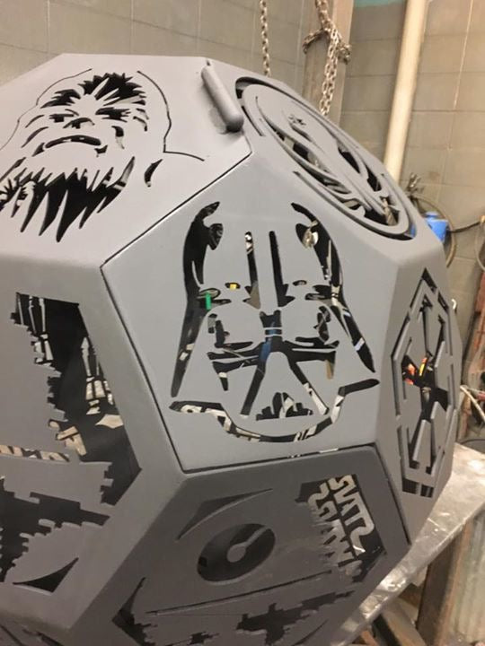 Harley 3/4 Orb Style Fire Pit