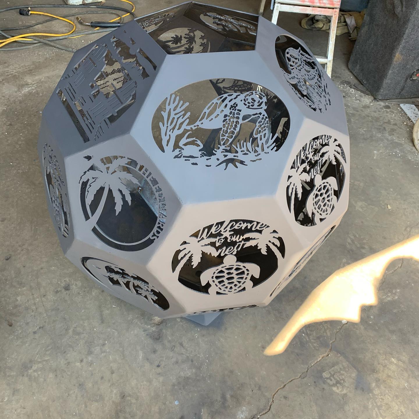 Harley 3/4 Orb Style Fire Pit